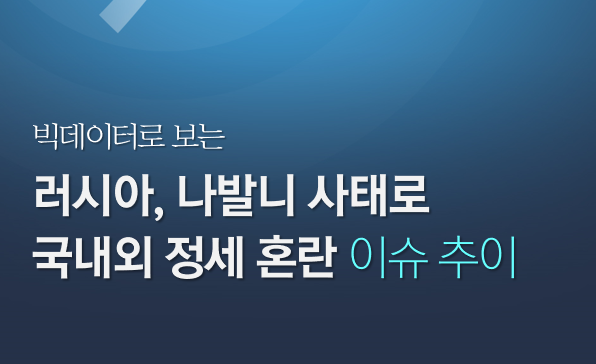 [월간정세변화] 빅데이터로 보는 러시아의 나발니 사태 관련 국내외 정세 혼란 이슈 추이