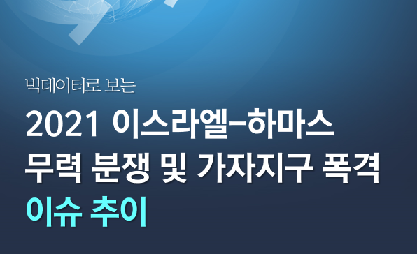 [월간정세변화] 빅데이터로 보는 2021 이스라엘-하마스 무력 분쟁 및 가자지구 폭격 이슈 추이